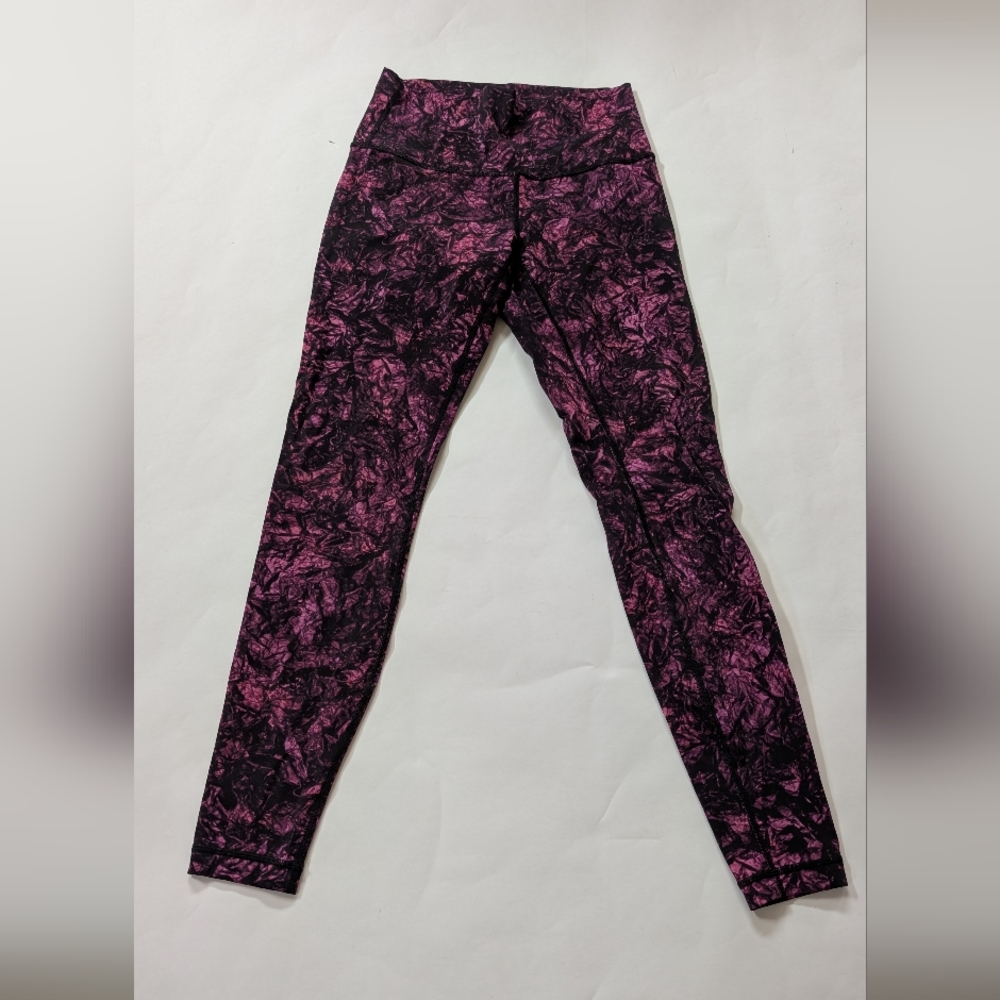 Lululemon Speed Up Tight 28" *Full-On Luxtreme, 6, Pink + Black 🖤🩷